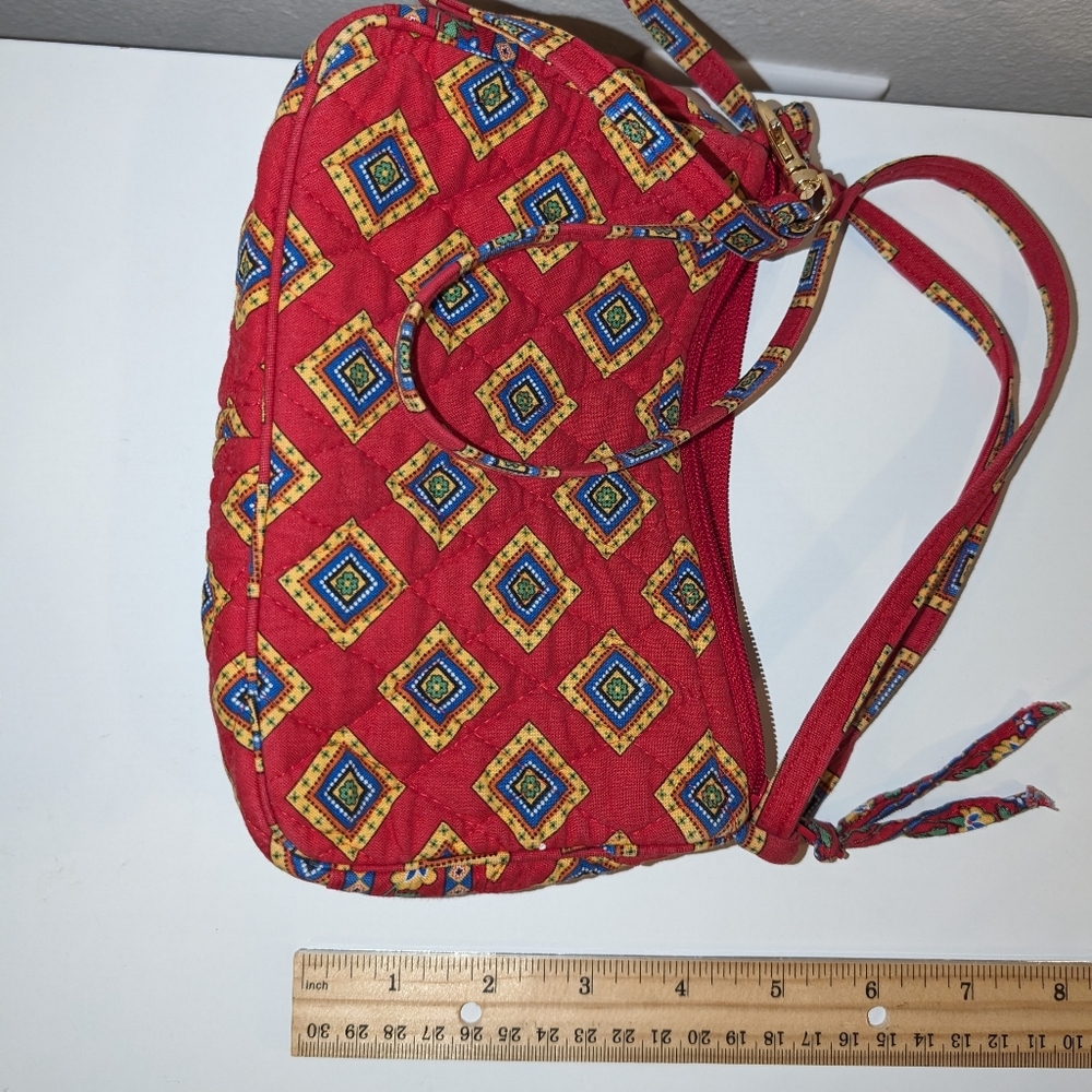 COPY - 🌞 $3/$15 Vera Bradley "Villa Red" Small Crossbody Purse - Picture 11 of 16